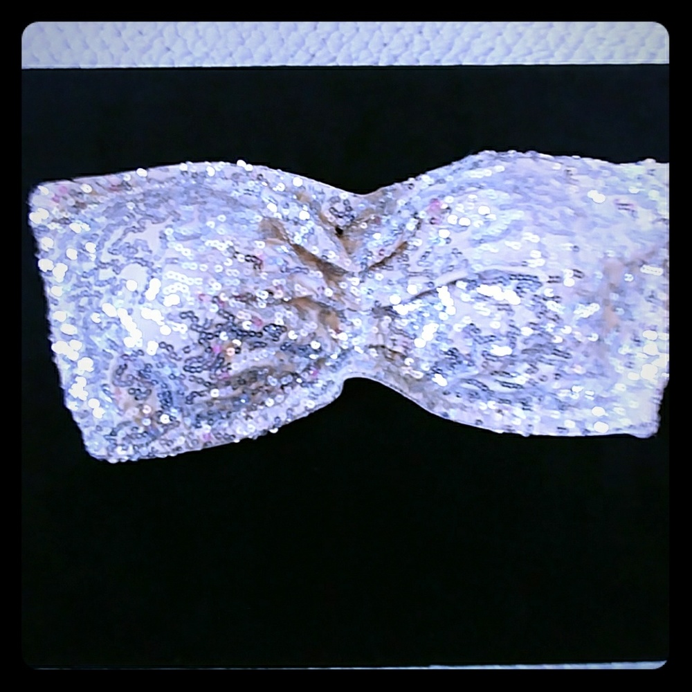 👑💎flirty sequined bralett...BEAUTIFUL!💎👑